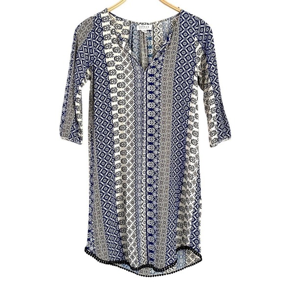Velvet by Graham & Spencer sz XS Dress REVOLVE Chivas Tallulah Printed Challis - Picture 2 of 6